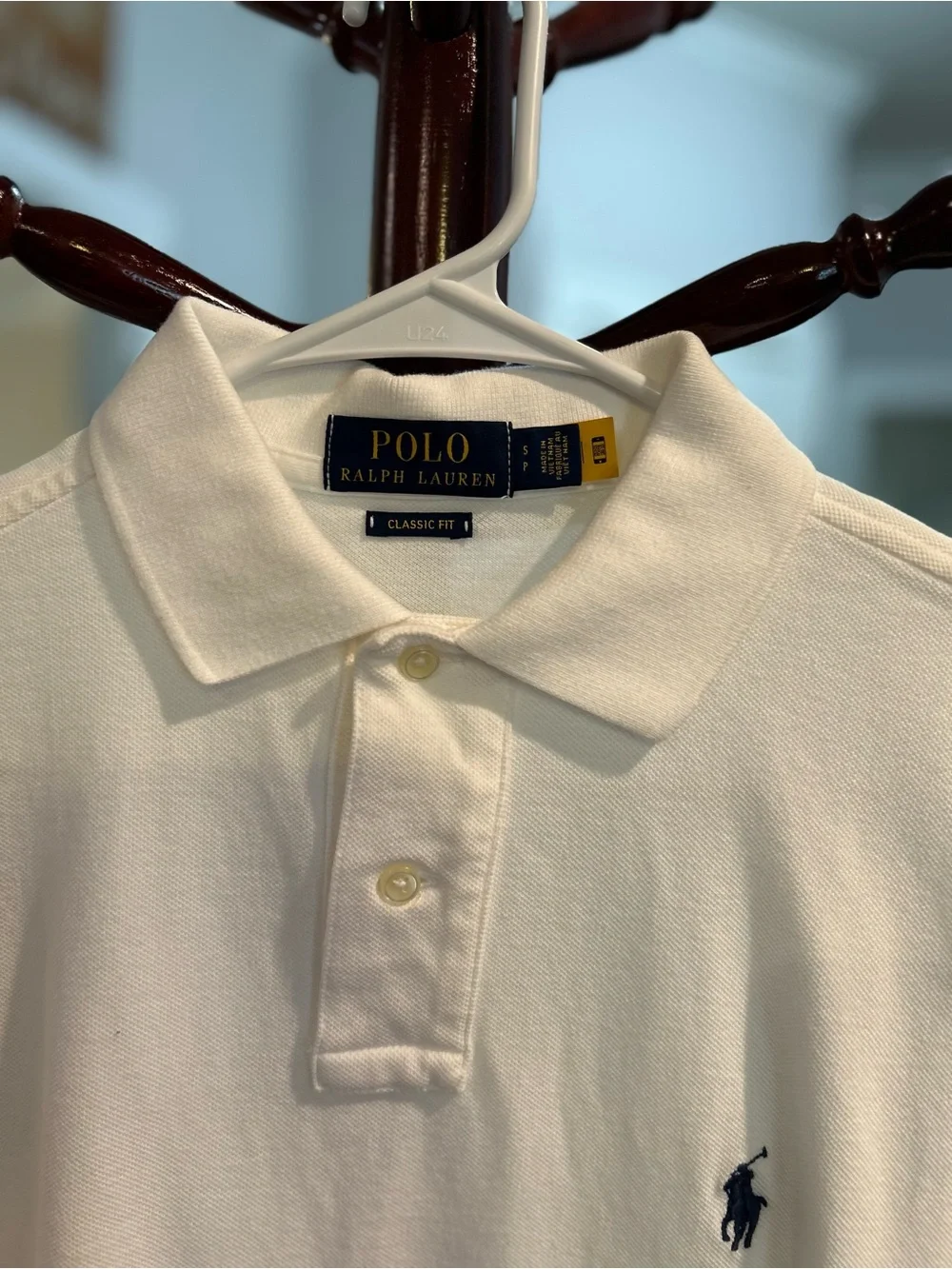 Polo by Ralph Lauren White Long-Sleeve Classic Polo